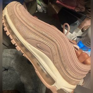 Nike air max 97 rose gold/ beige size 8